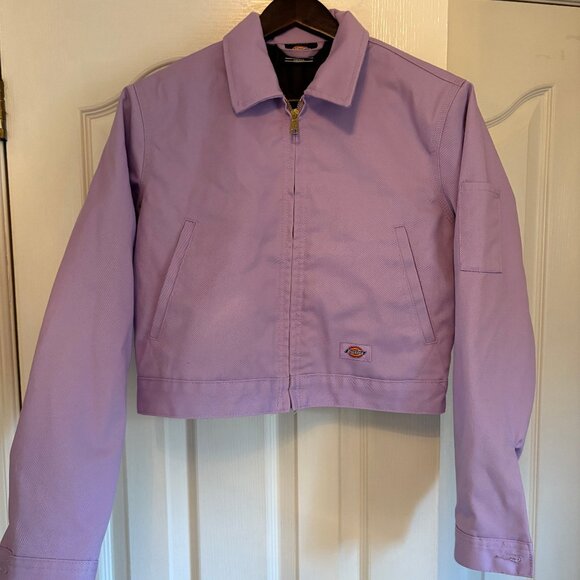 Like New Dickies Lined Eisenhower Cropped Jacket - Lilac Purple (Size S) - Picture 5 of 5